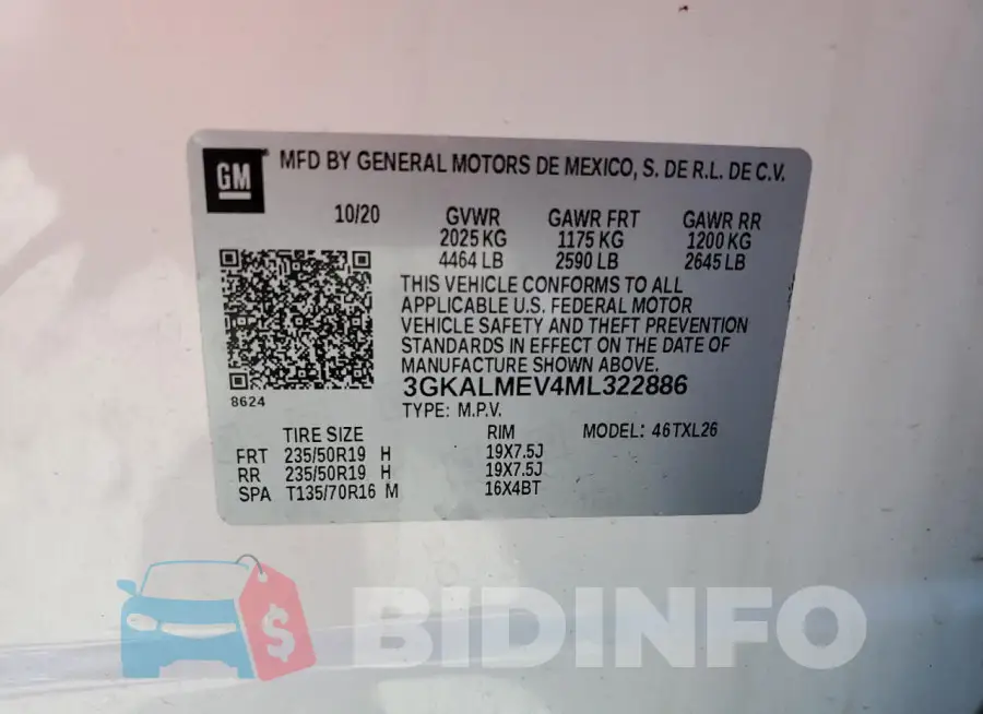 3GKALMEV4ML322886 Photo# 12