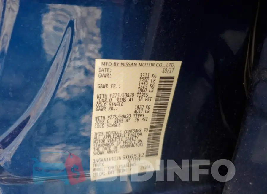 1N6AA1E51JN506532 Photo# 12
