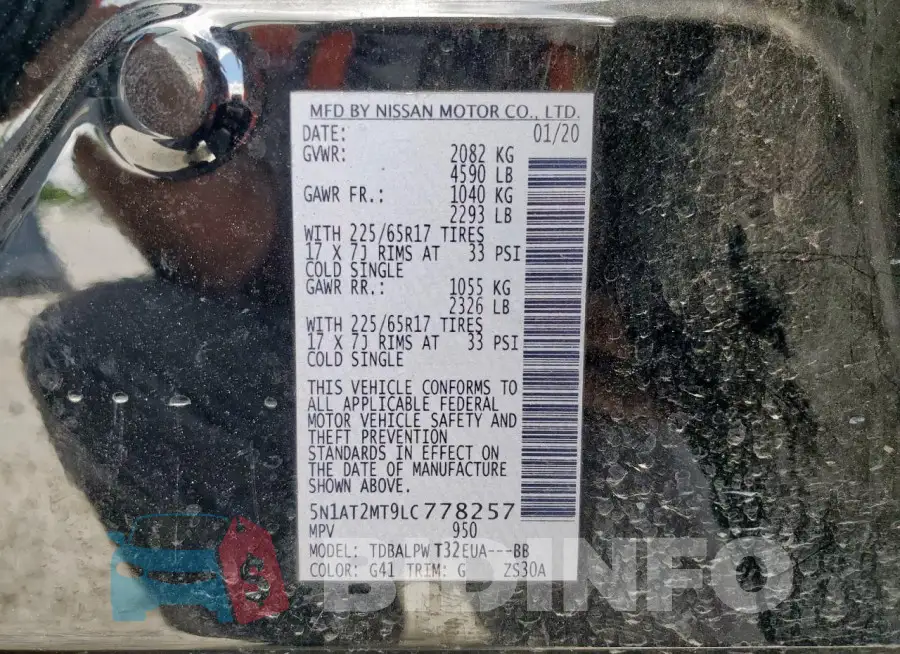 5N1AT2MT9LC778257 Photo# 14