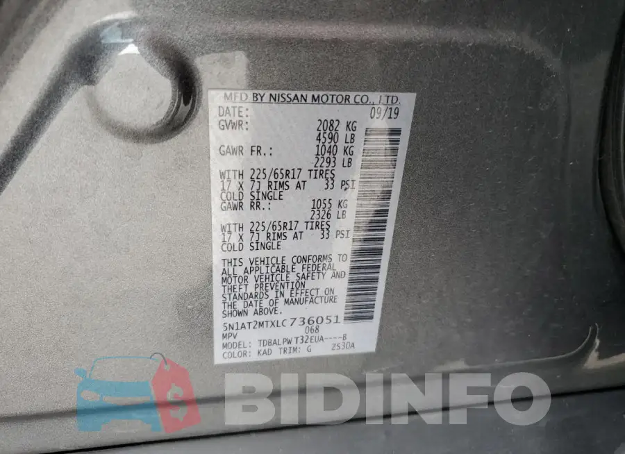 5N1AT2MTXLC736051 Photo# 14