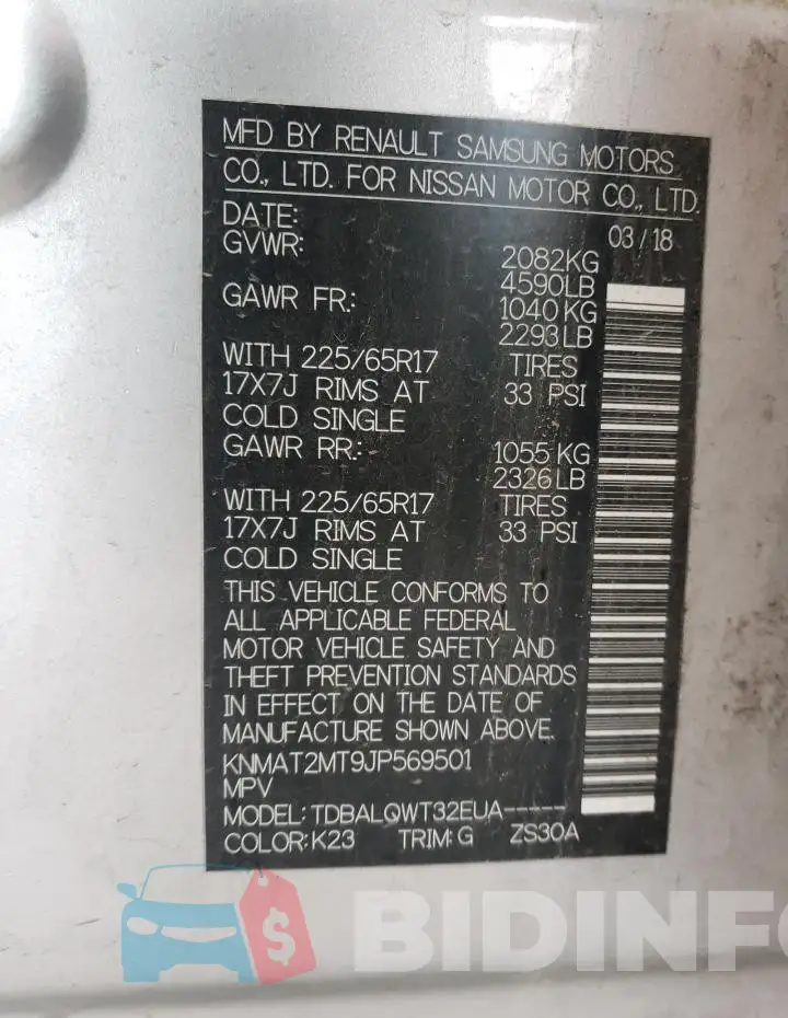 KNMAT2MT9JP569501 Photo# 13