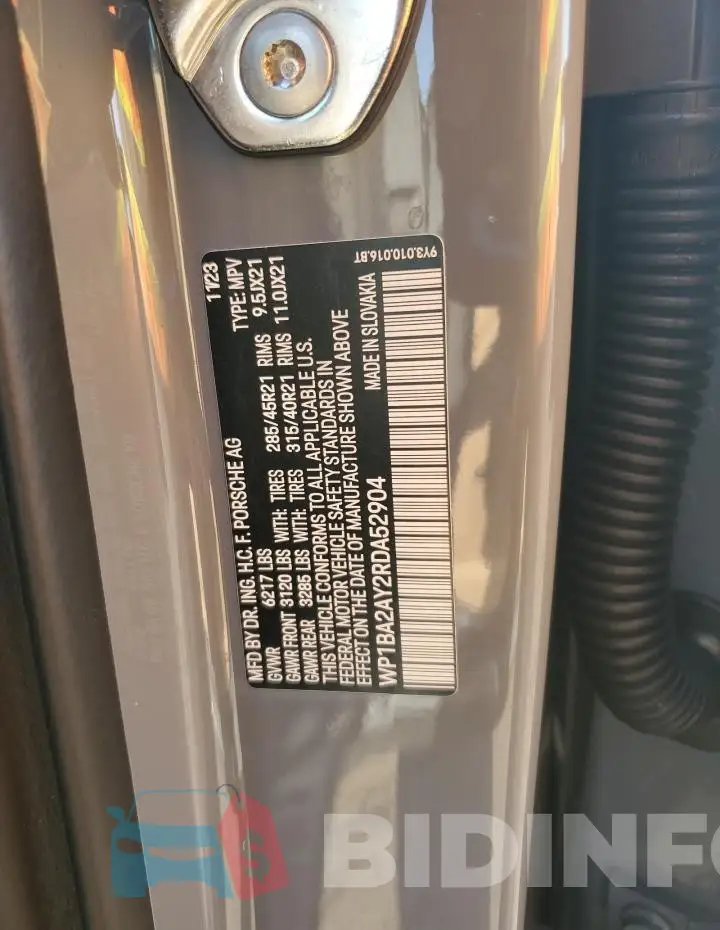 WP1BA2AY2RDA52904 Photo# 14
