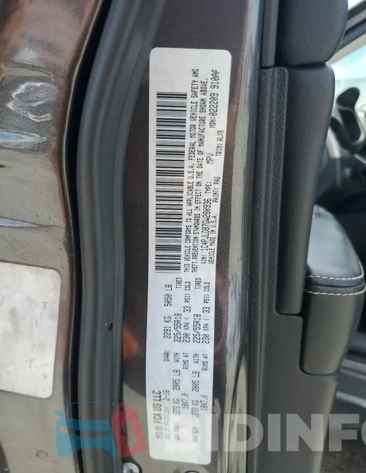 1C4PJLDB7GW280936 Photo# 13