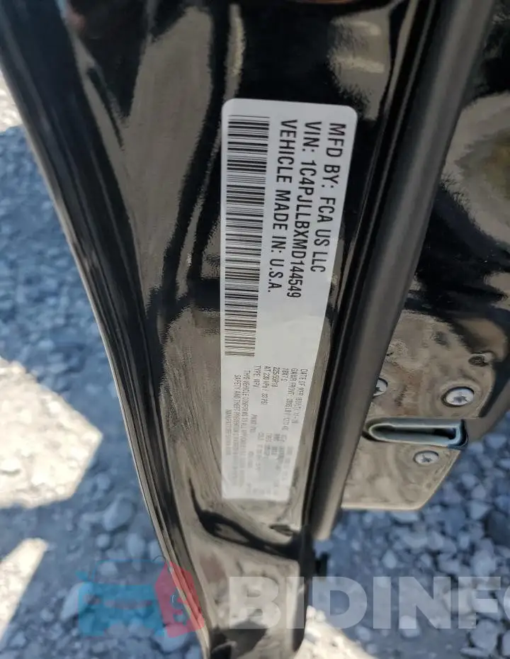 1C4PJLLBXMD144549 Photo# 12