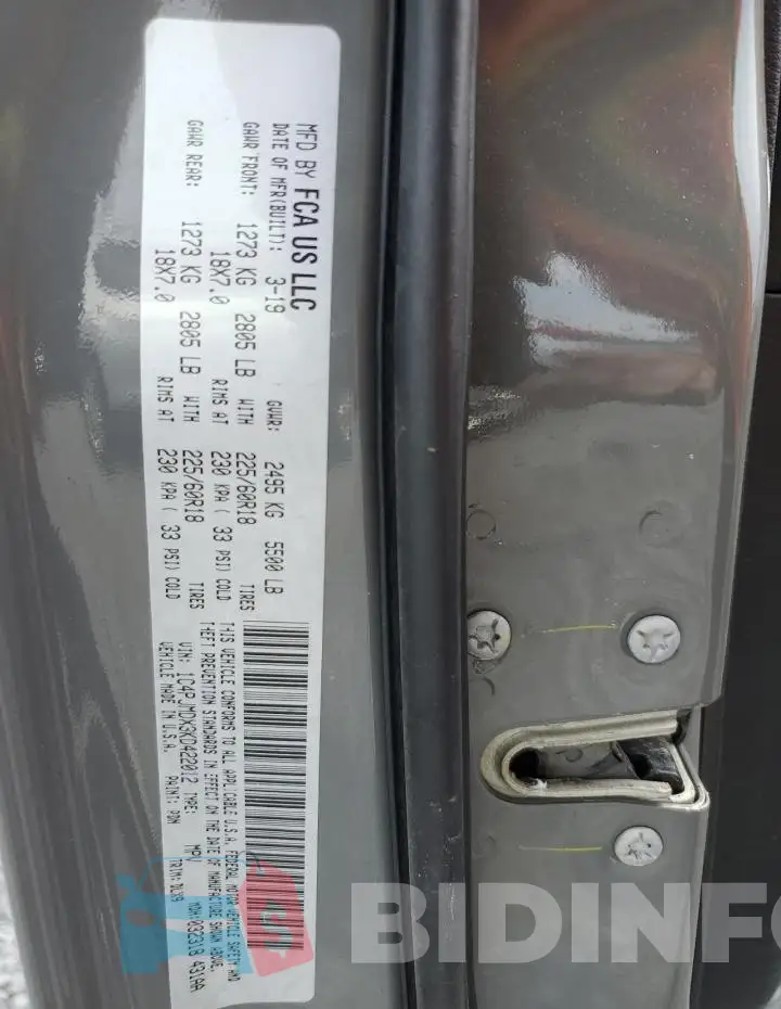1C4PJMDX3KD422012 Photo# 13