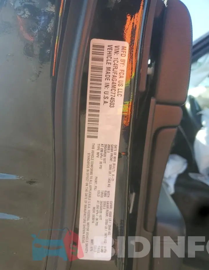 1C4RJFAG4MC774503 Photo# 13