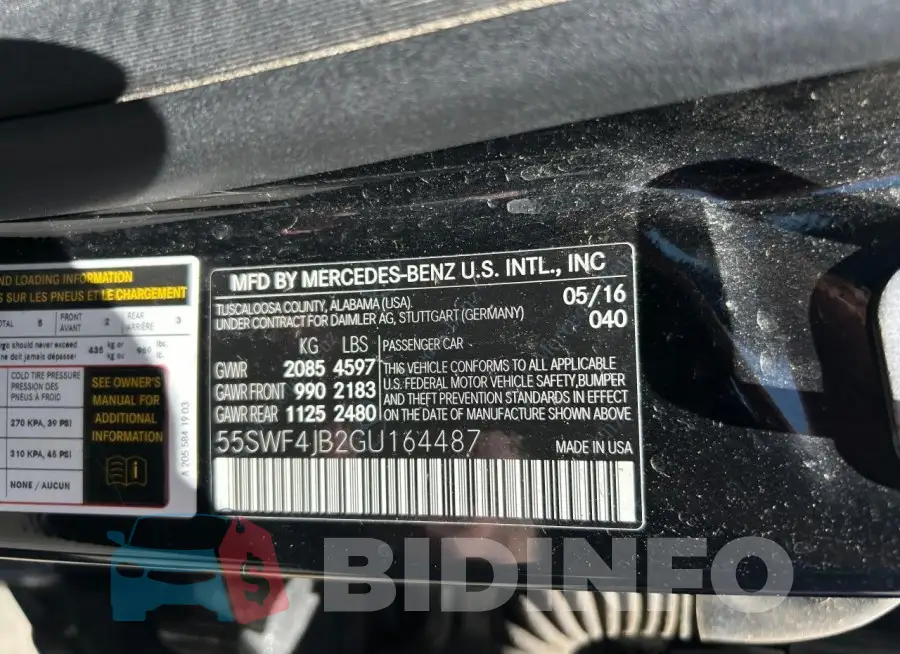 55SWF4JB2GU164487 Photo# 10
