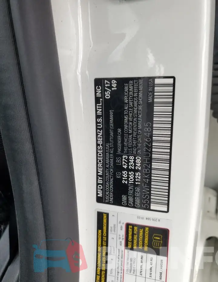 55SWF4KB2HU226485 Photo# 12