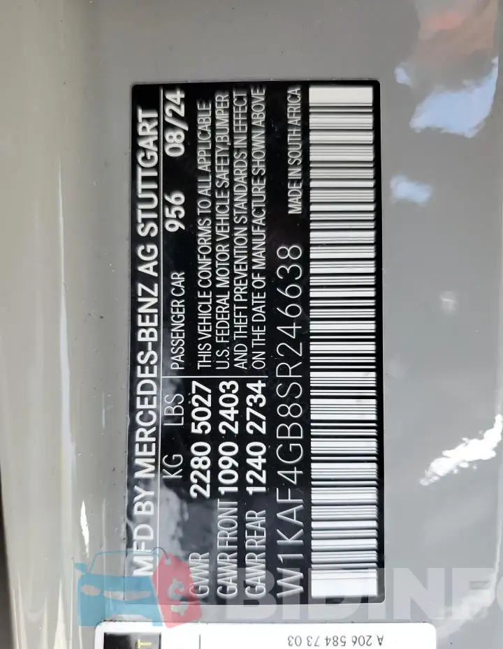 W1KAF4GB8SR246638 Photo# 13