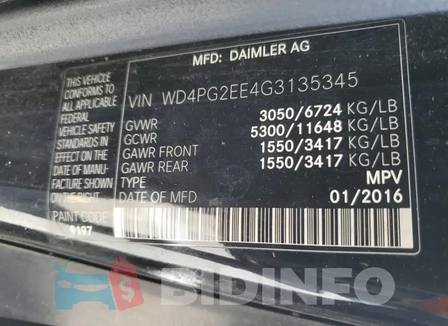 WD4PG2EE4G3135345 Photo# 13