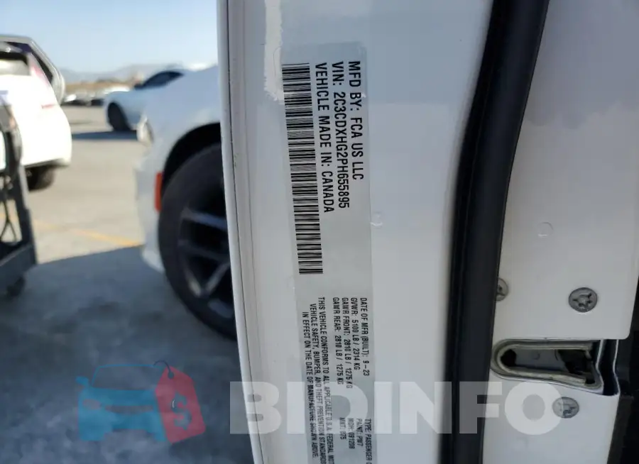 2C3CDXHG2PH655895 Photo# 13