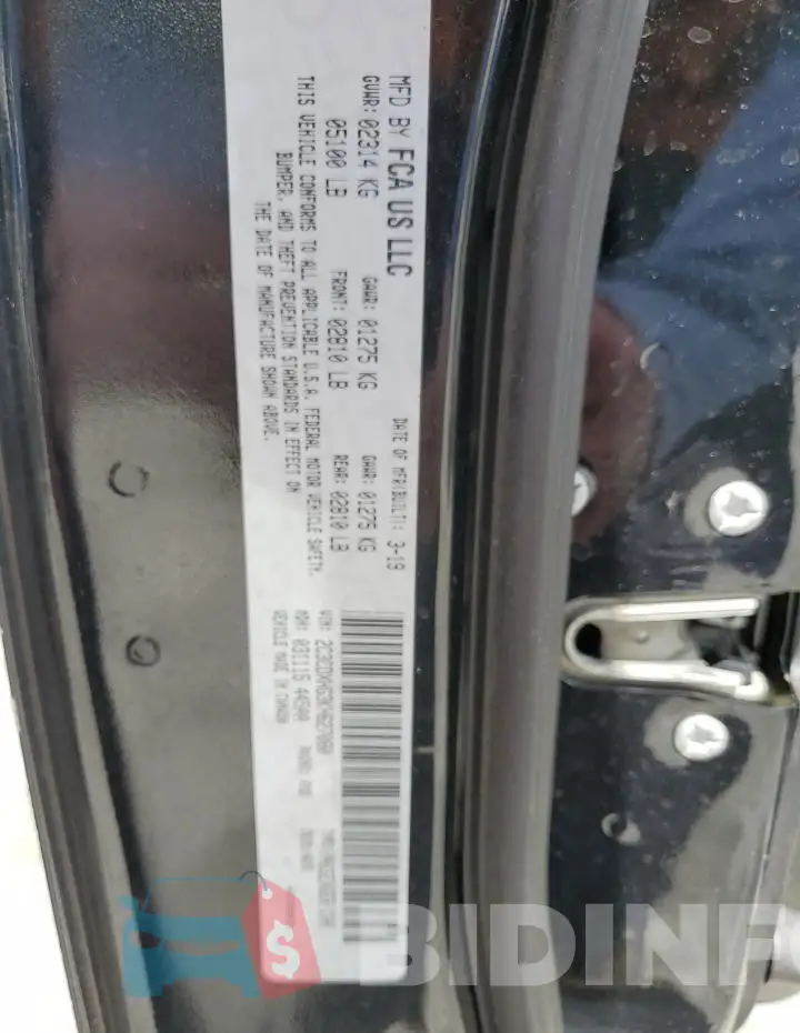 2C3CDXHG3KH627080 Photo# 12
