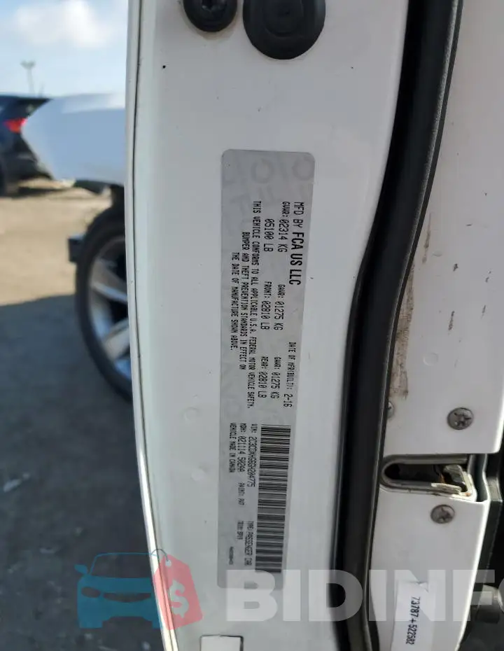 2C3CDXHG6GH204775 Photo# 12