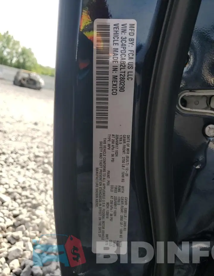 3C4PDCAB2LT280290 Photo# 12