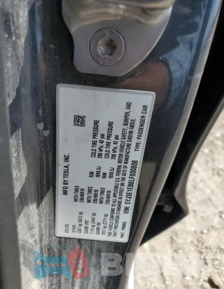 5YJ3E1EB8LF800808 Photo# 14