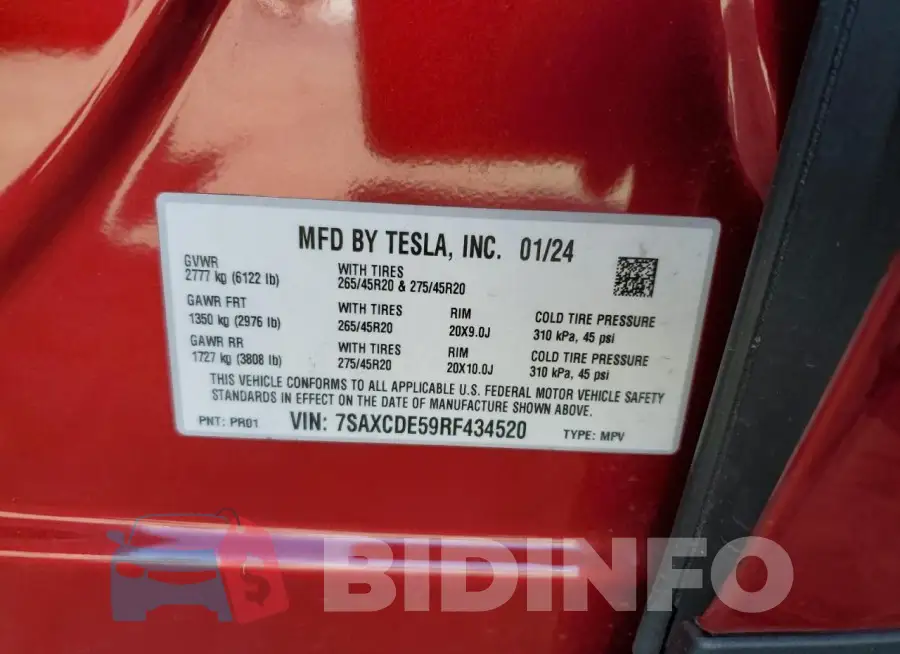 7SAXCDE59RF434520 Photo# 12