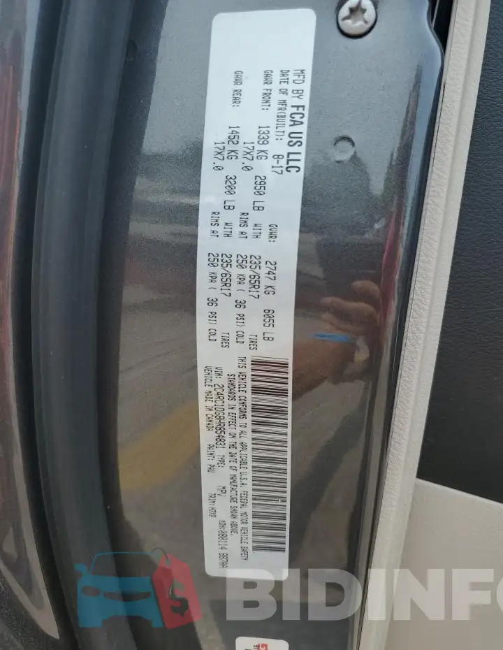 2C4RC1DG8HR854831 Photo# 13