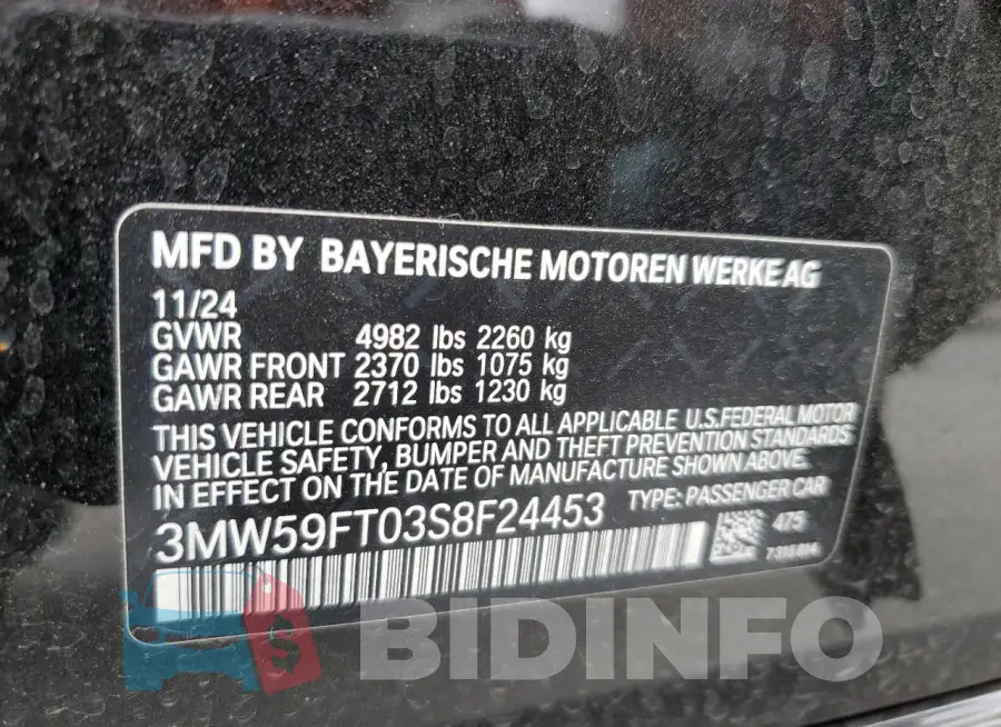 3MW59FT03S8F24453 Photo# 13
