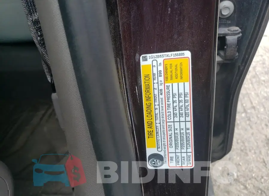 1G1ZB5STXLF156885 Photo# 12