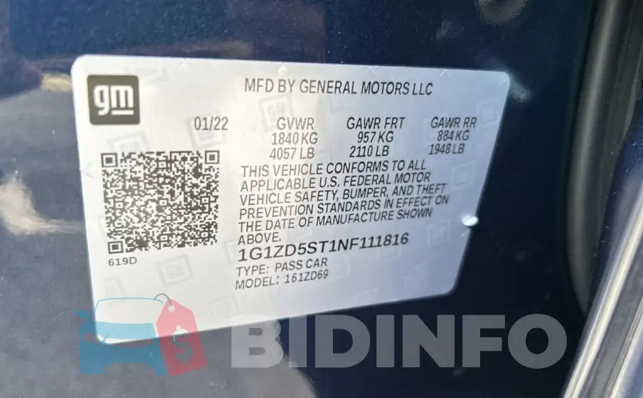 1G1ZD5ST1NF111816 Photo# 10