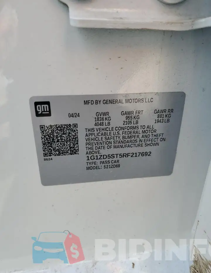 1G1ZD5ST5RF217692 Photo# 12