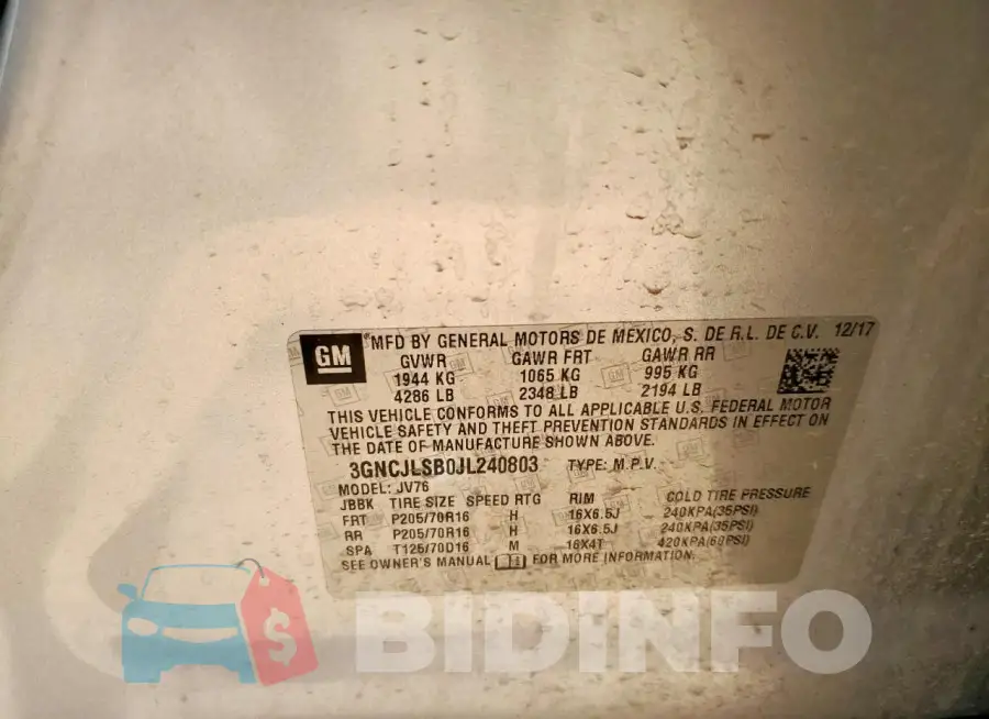 3GNCJLSB0JL240803 Photo# 13
