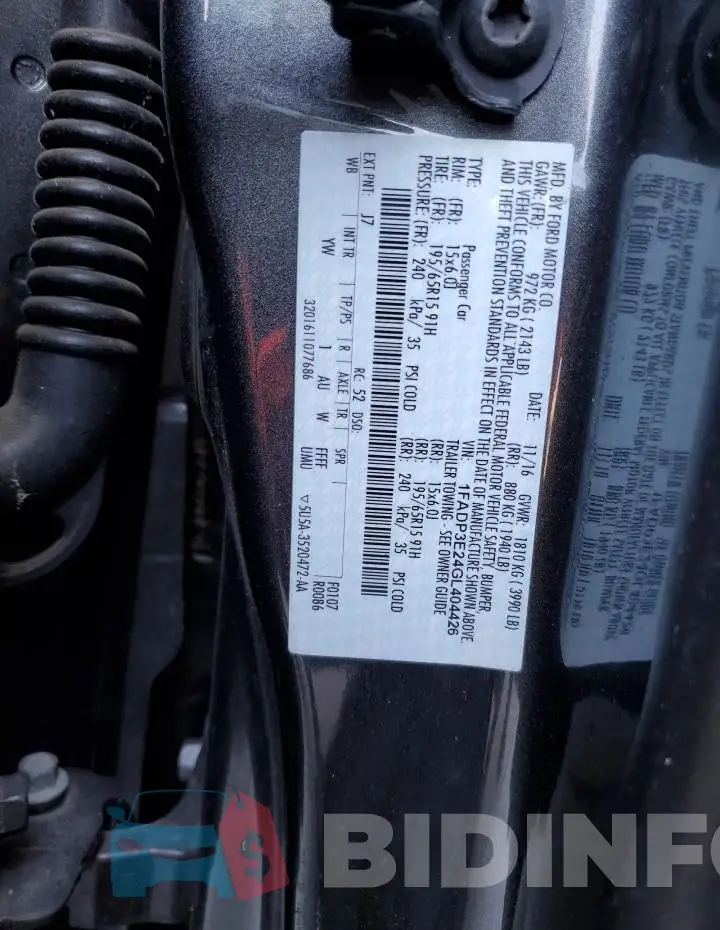 1FADP3E24GL404426 Photo# 12