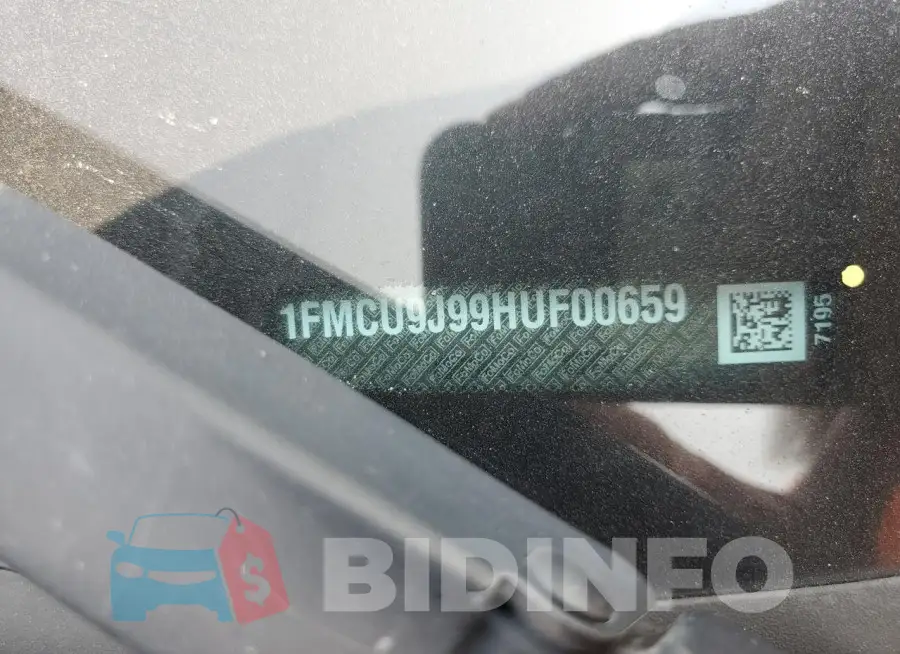 1FMCU9J99HUF00659 Photo# 13