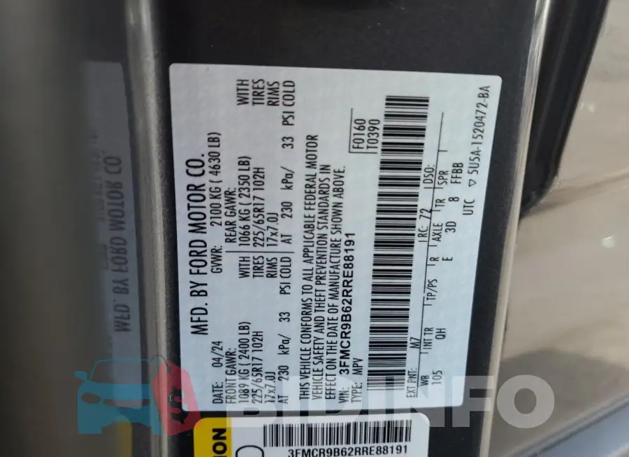 3FMCR9B62RRE88191 Photo# 13