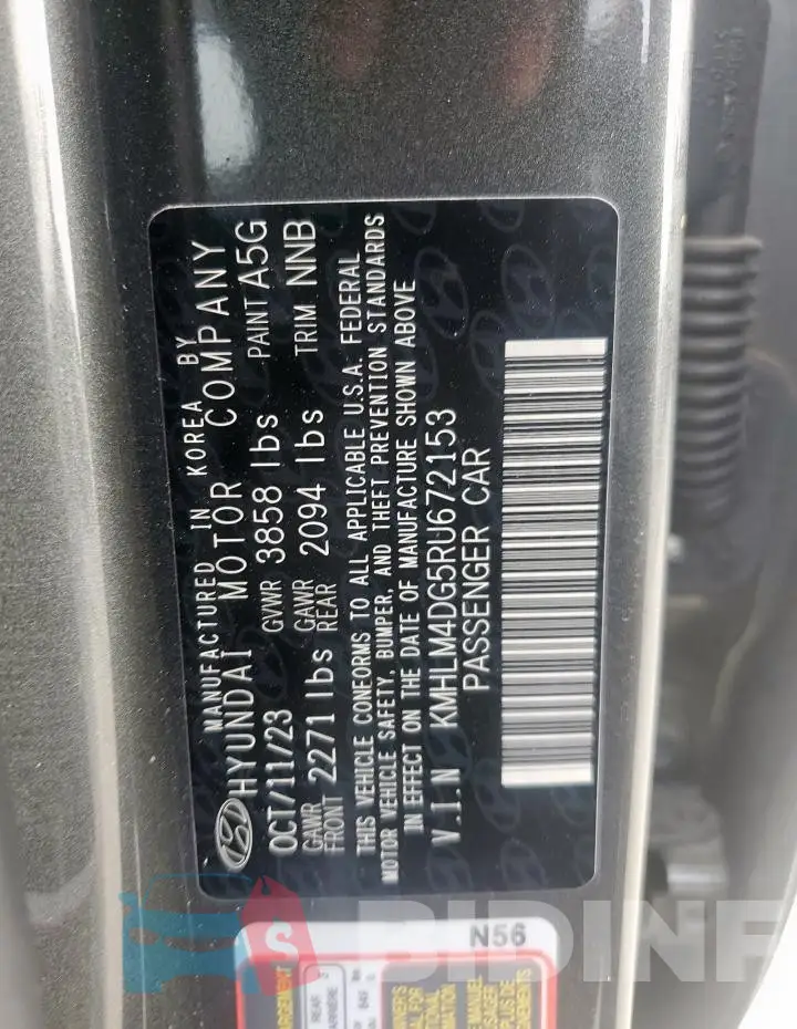 KMHLM4DG5RU672153 Photo# 12
