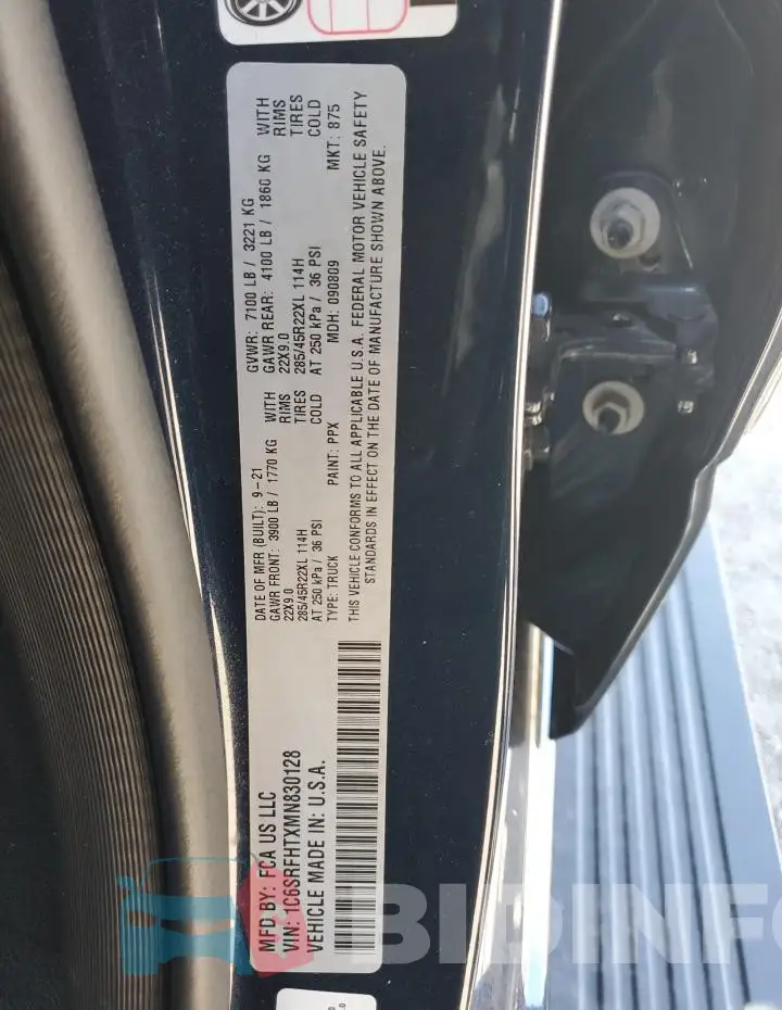 1C6SRFHTXMN830128 Photo# 12
