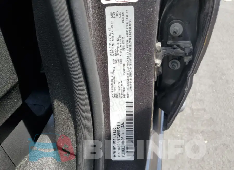 1C6SRFLT3NN372313 Photo# 12