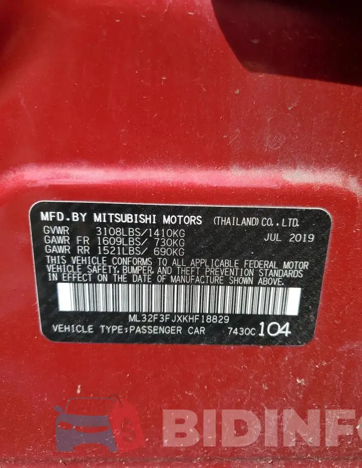 ML32F3FJXKHF18829 Photo# 13