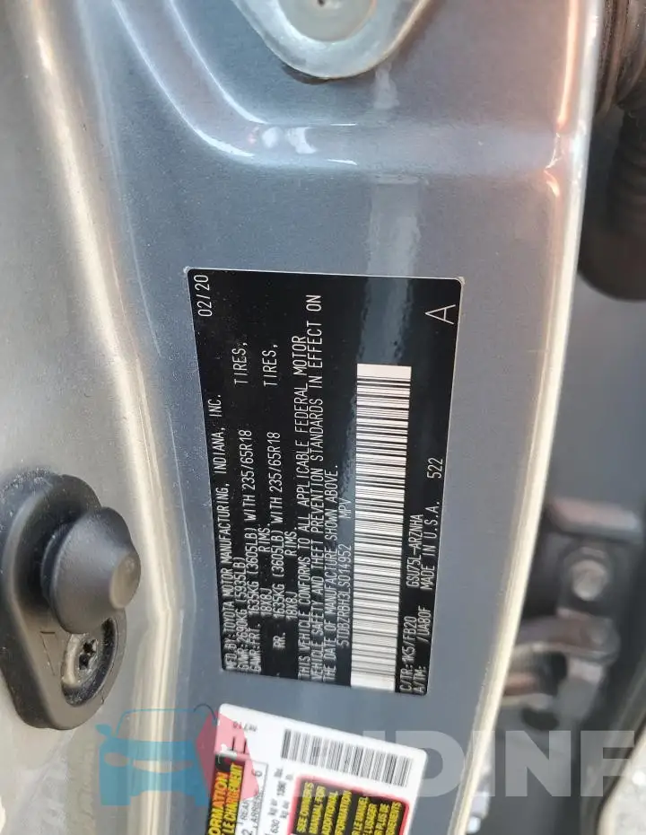 5TDBZRBH3LS014952 Photo# 13