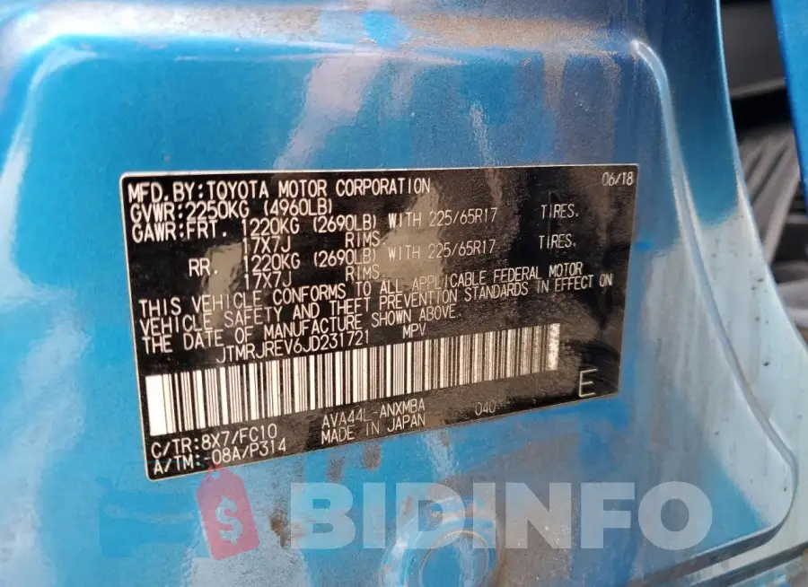 JTMRJREV6JD231721 Photo# 12