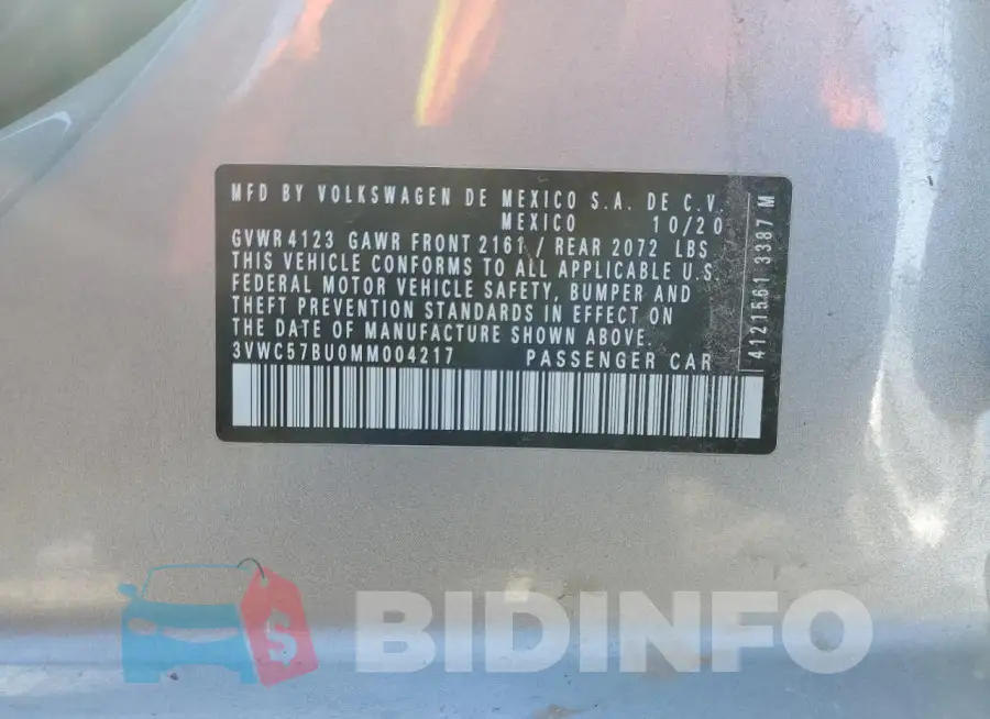 3VWC57BU0MM004217 Photo# 12