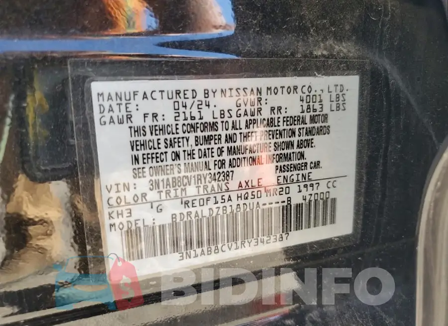 3N1AB8CV1RY342387 Photo# 12