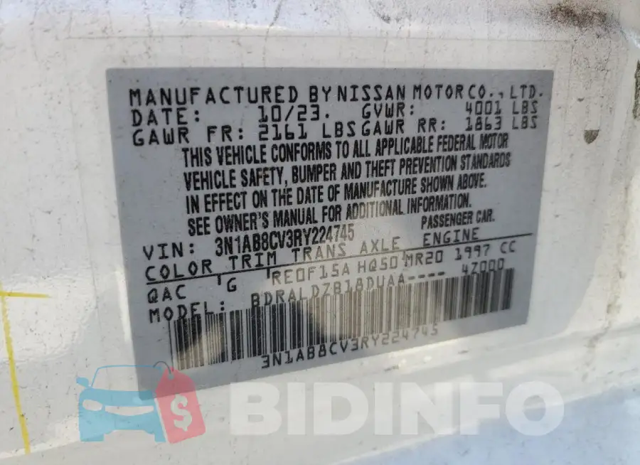 3N1AB8CV3RY224745 Photo# 13