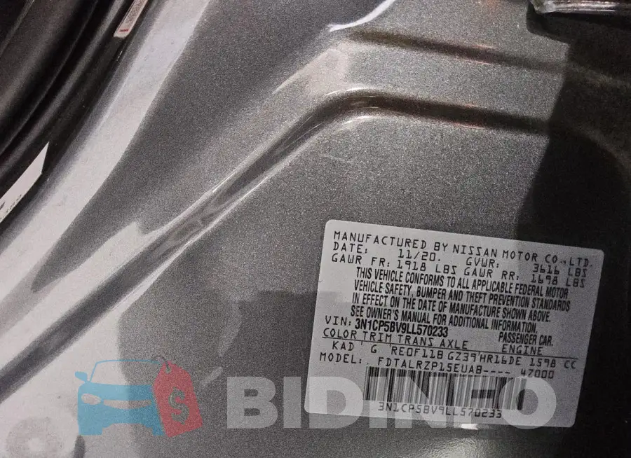 3N1CP5BV9LL570233 Photo# 13