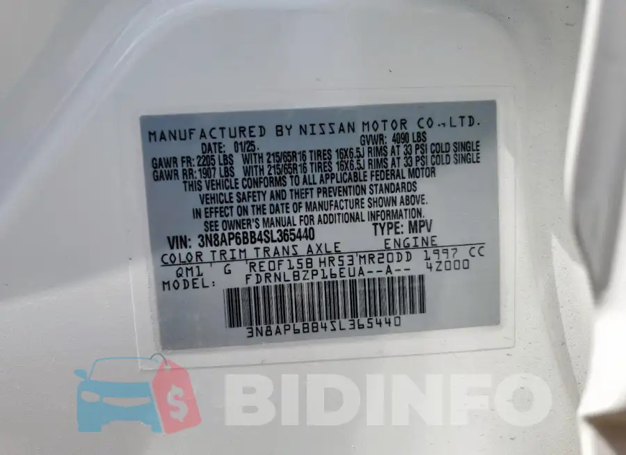 3N8AP6BB4SL365440 Photo# 13
