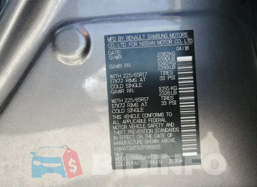 KNMAT2MT8JP581655 Photo# 14