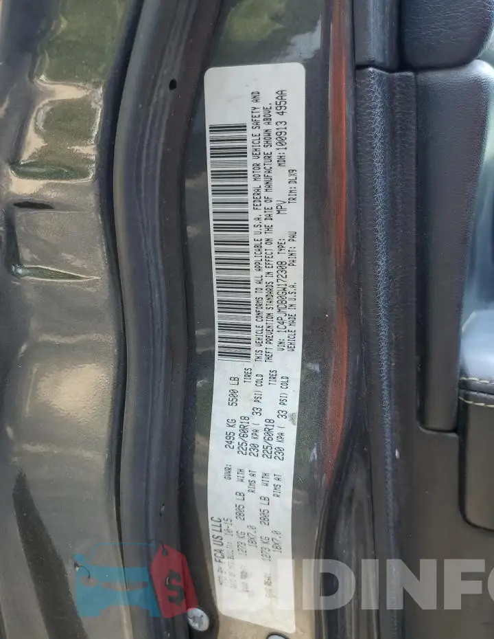 1C4PJMDB0GW172308 Photo# 13