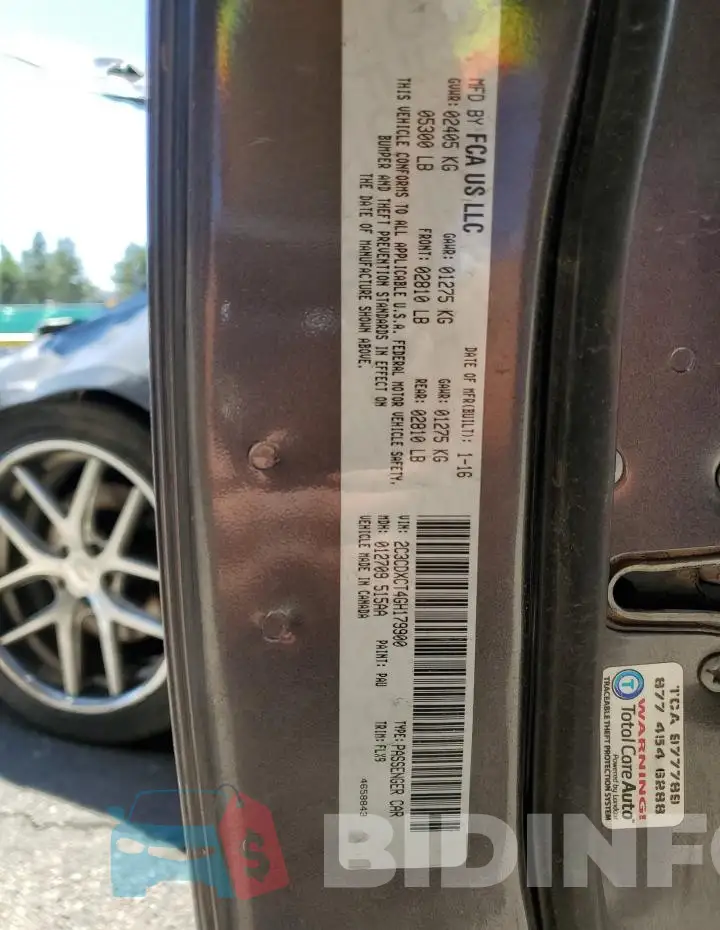 2C3CDXCT4GH179900 Photo# 12