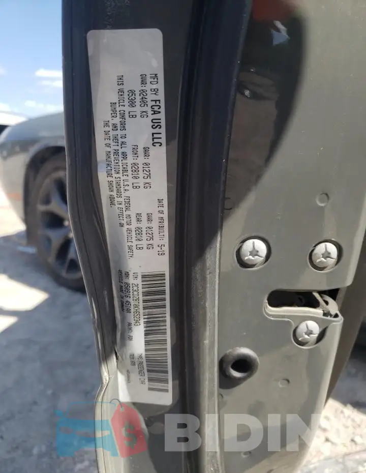2C3CDZBT0KH652343 Photo# 12