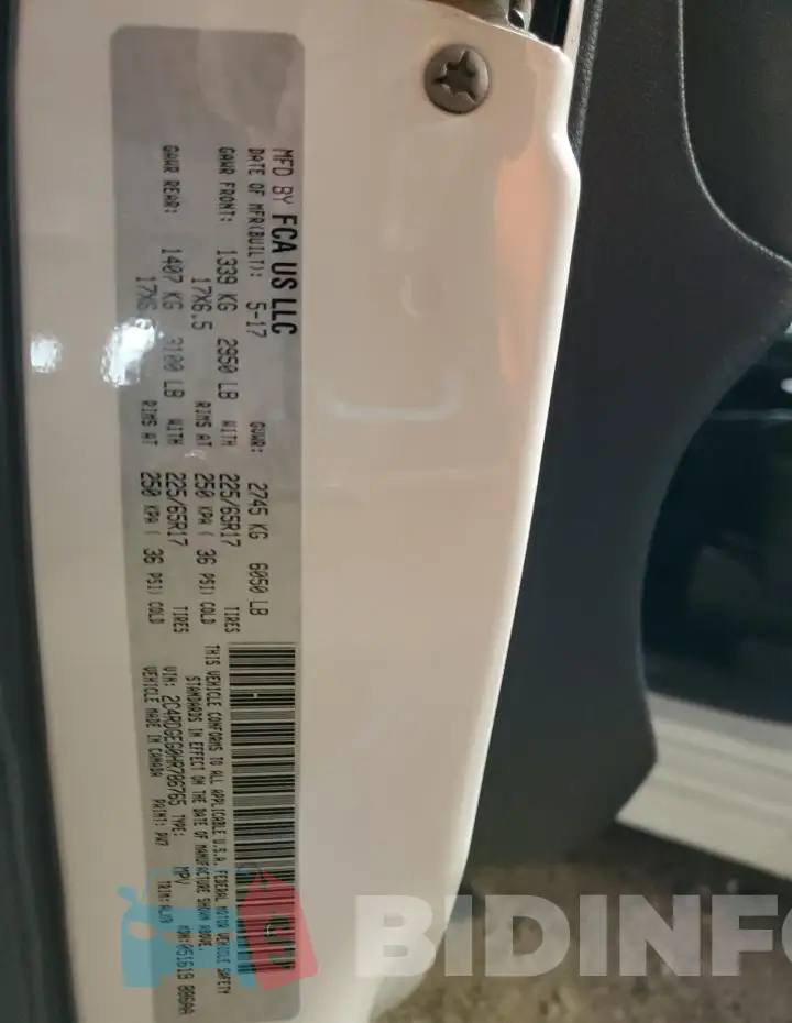 2C4RDGEG0HR786765 Photo# 13