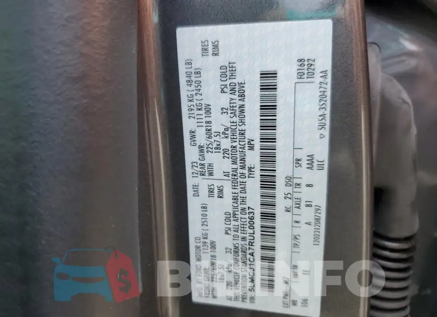 5LMCJ1CA7RUL00637 Photo# 13