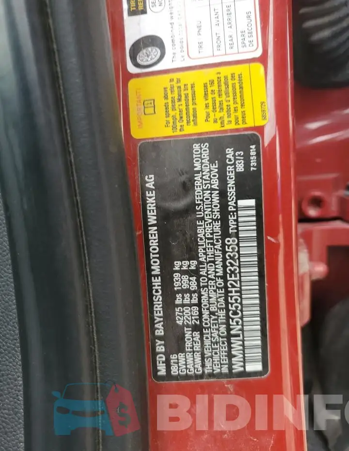 WMWLN5C55H2E32358 Photo# 12