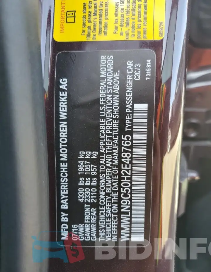 WMWLN9C50H2E48765 Photo# 14