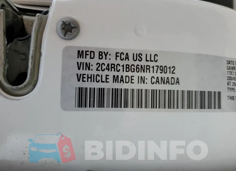 2C4RC1BG6NR179012 Photo# 13