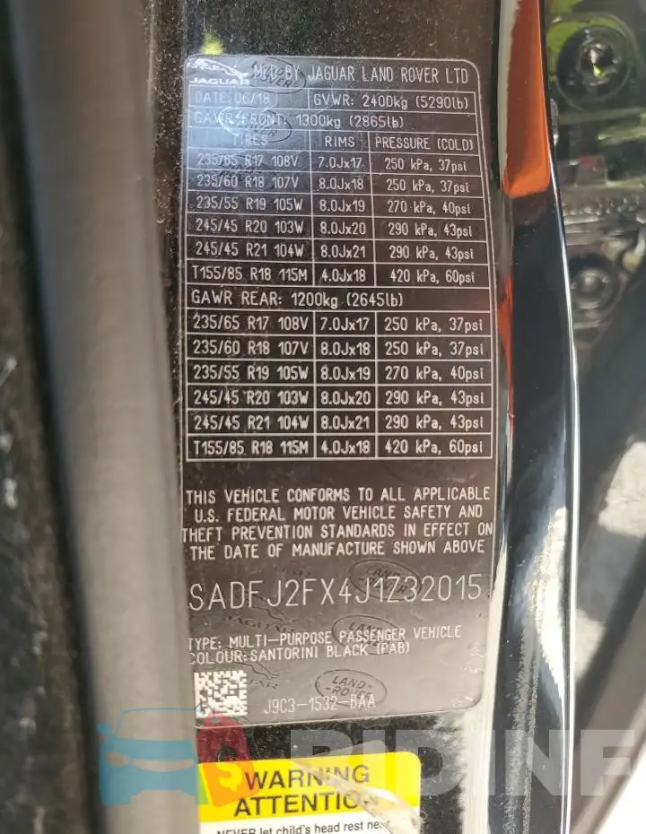 SADFJ2FX4J1Z32015 Photo# 14